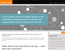 Tablet Screenshot of ericafrye.com